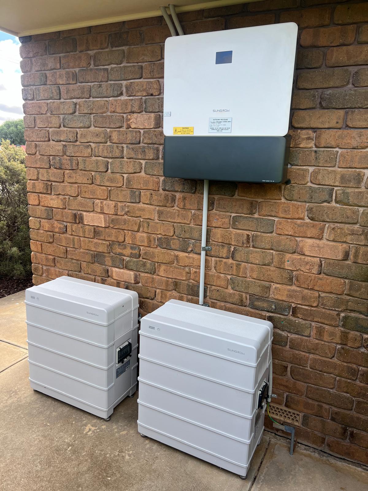 Electrical and solar work near Mount Pleasant, South Australia